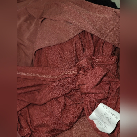 GIBSON LATIMER sizeS Sleeveless BoHo Vibes Tunic Dress In A Dusty Rose Color - Picture 4 of 11